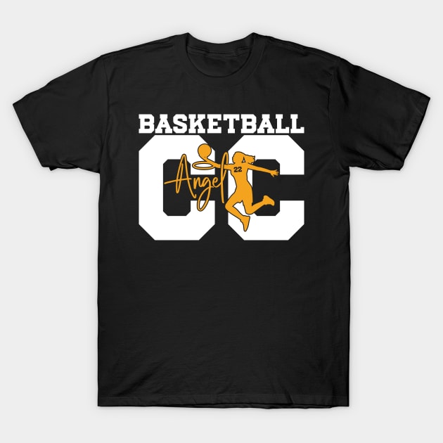 Basketball Angel T-Shirt by Emma